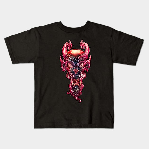 Mask Kids T-Shirt by Cmholler